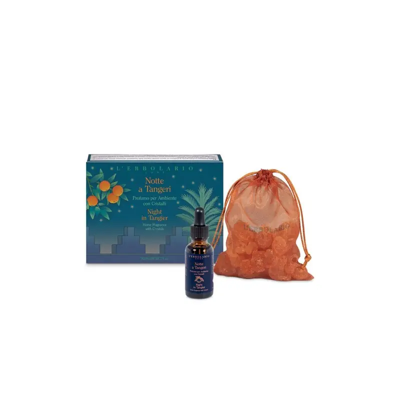 L'Erbolario Notte a Tangeri Profumo Per Ambiente con Cristalli per Profumazione Elegante 30 ml Di Tendenza