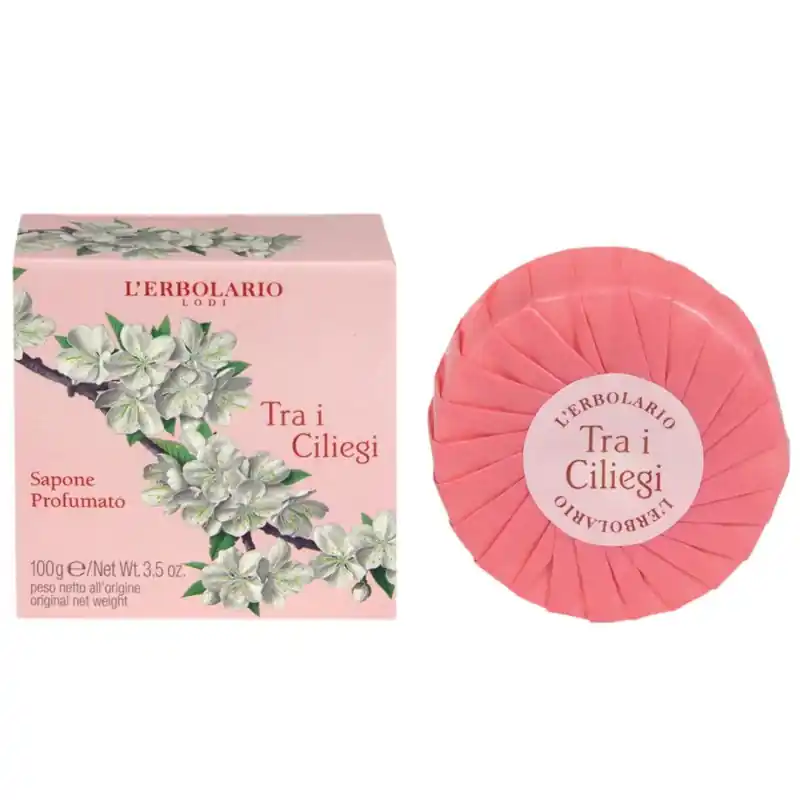 Acquista Ora L'Erbolario Tra i Ciliegi Sapone Profumato Mani e Corpo 100g