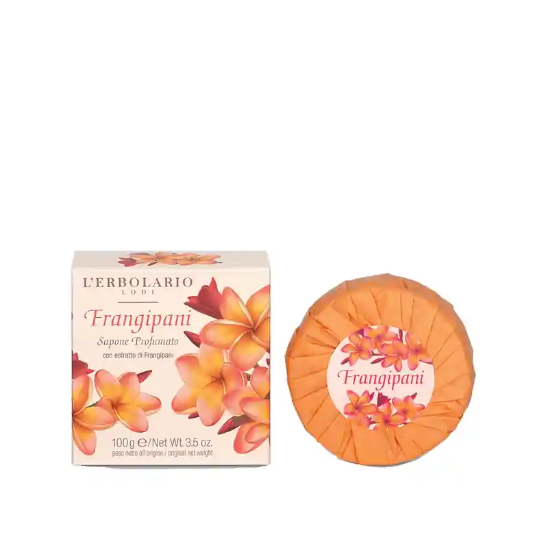 Offerta L'Erbolario Frangipani Sapone Profumato per Detersione Delicata Mani e Corpo 100 g