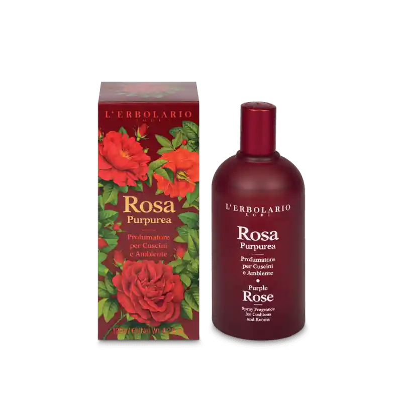 Scelto Dai Clienti L’Erbolario Rosa Purpurea Profumo Per Cuscini & Ambiente, fragranza rilassante per casa e tessuti spray 125 ml