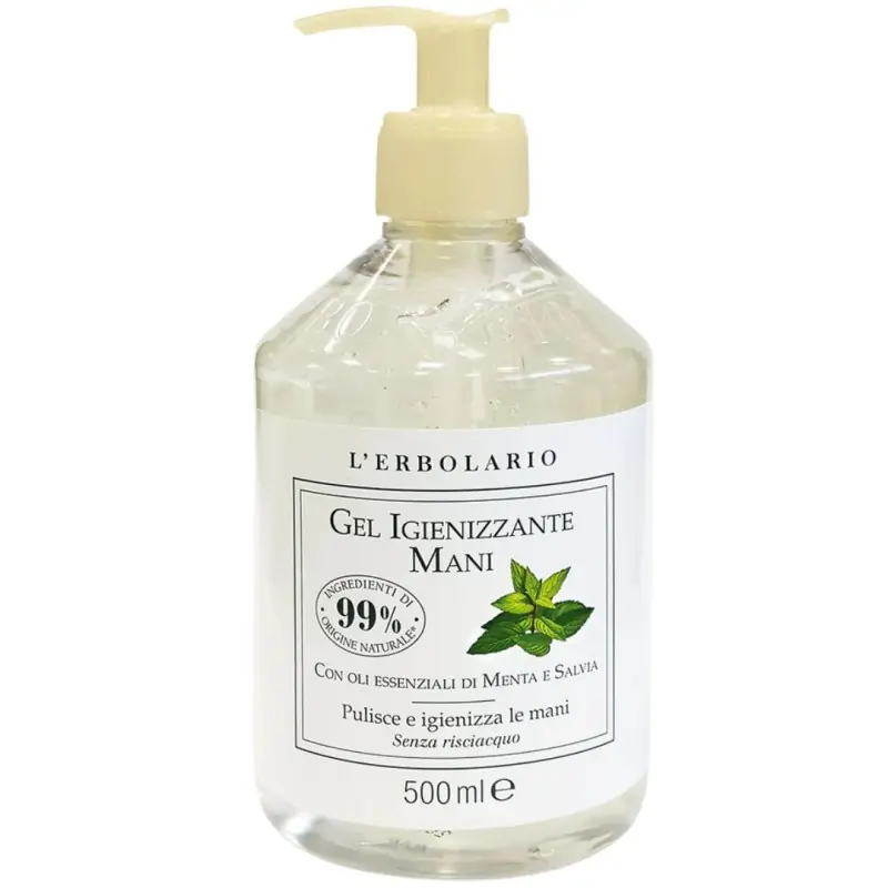 L'Erbolario Gel Igienizzante Mani Senza Riasciacquo 500ml Spedizione Espresso