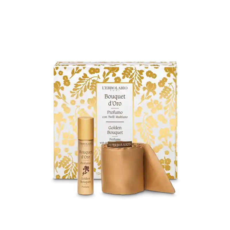 L'Erbolario Bouquet D'oro Profumo donna cipriato con twill 10ml spray Offerta Speciale