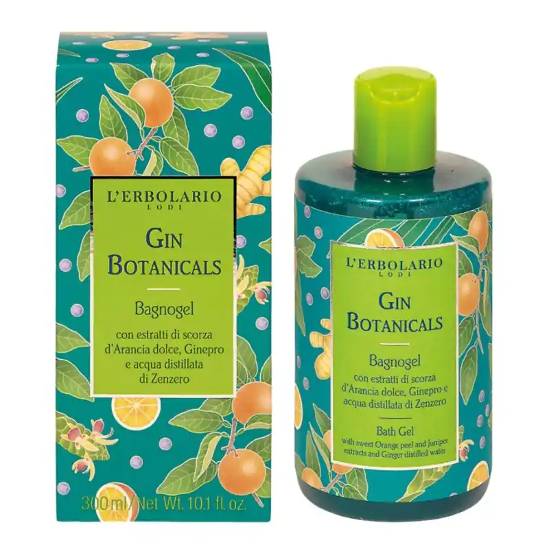 Di Tendenza L'Erbolario Gin Botanicals Bagnogel Detergente Corpo Delicato 300ml