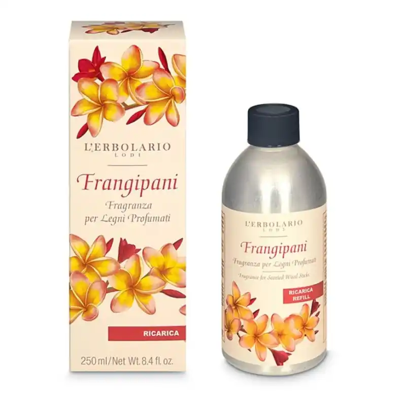 L'Erbolario Frangipani Fragranza per Legnetti Profumati Ricarica 250 ml Nuovo Arrivo