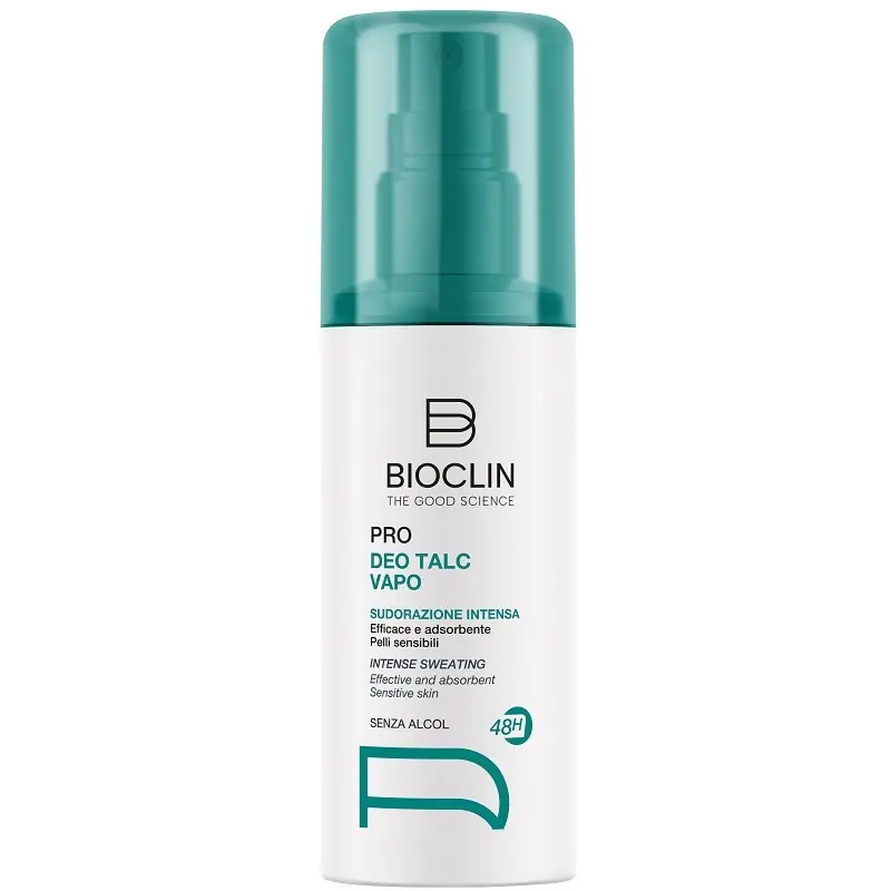 Bioclin Deo Pro Talc Vapo deodorante antitraspirante 48h per pelli sensibili spray 100 ml Più Venduto