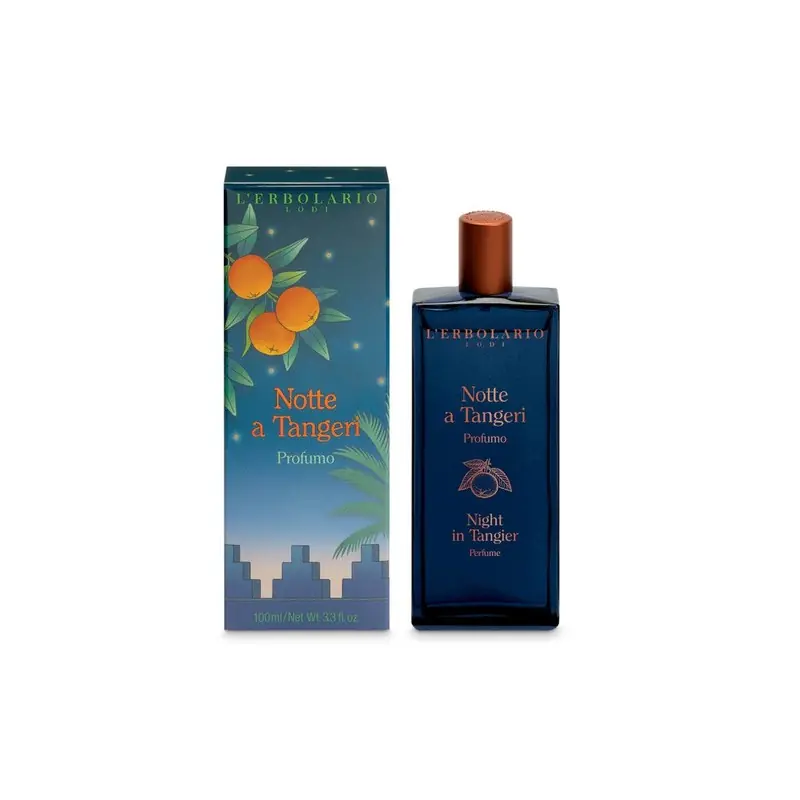 Lusso L'Erbolario Notte a Tangeri Profumo unisex, fragranza agrumata e ambrata, flacone 100ml