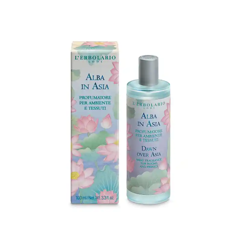 Artigianale L'Erbolario Alba In Asia Fragranza Spray per Profumare Ambienti e Tessuti 100 ml