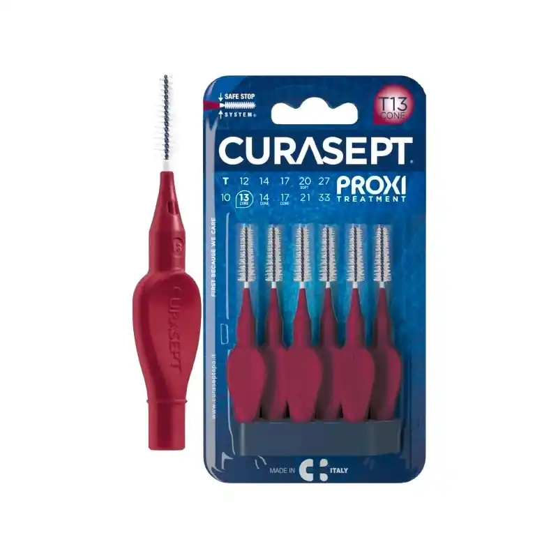 Acquista Ora Curasept Proxi Scovolini Dentali T13 Cone per Pulizia Interdentale 6 Scovolini