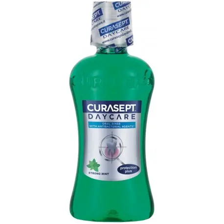 Curasept Collutorio Daycare Protection Plus Menta Forte per Igiene Orale 100ml, 250ml, 500ml Direttamente Dal Produttore
