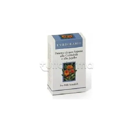 L'Erbolario Panetto Non Sapone con Calendula e Jojoba Per Pelli Sensibili 75g Non Perdere