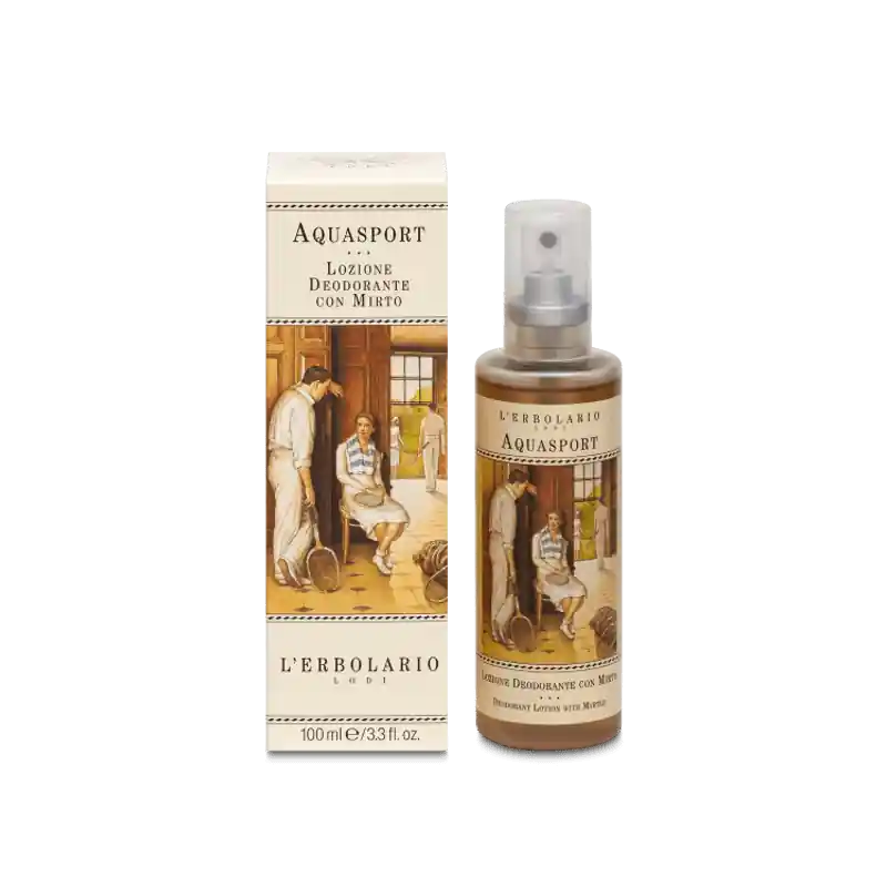 Promozione Esclusiva L'Erbolario Aquasport Lozione Deodorante con Mirto per Protezione Naturale 100 ml