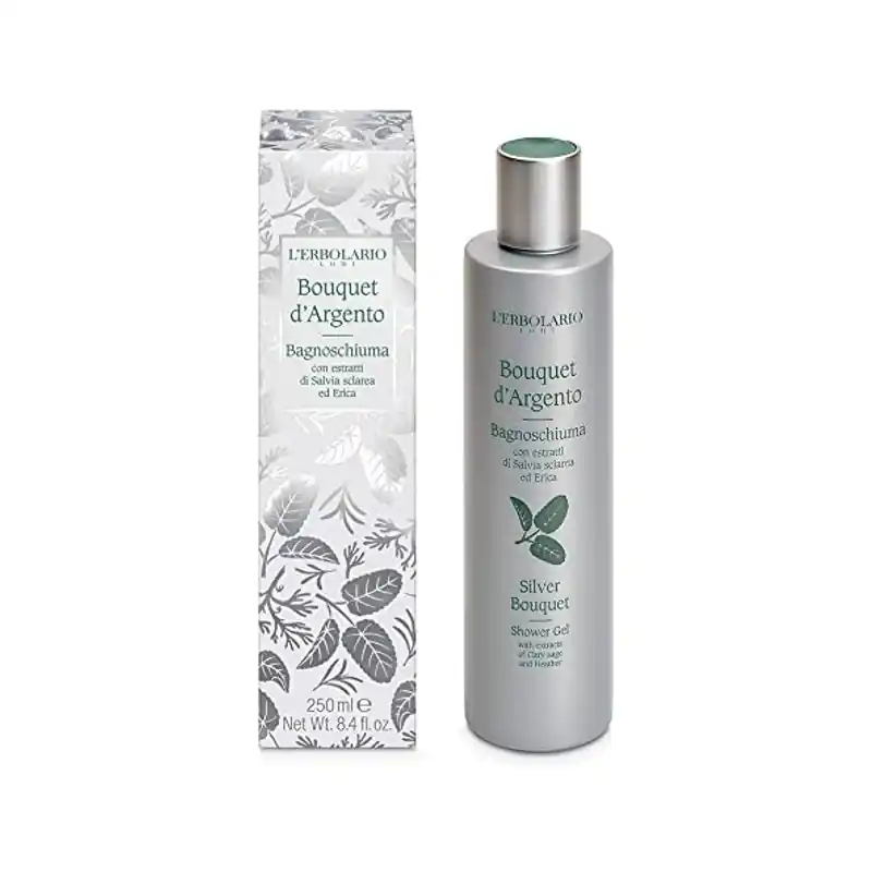 L'Erbolario Bouquet d'argento bagnoschiuma detergente rivitalizzante 250 ml Migliore Qualità