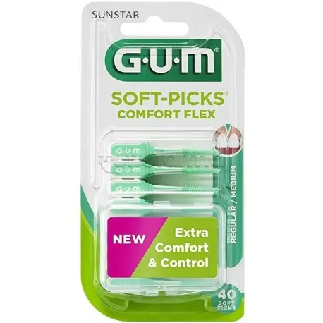Artigianale Gum Soft Picks Scovolino Comfort Flex 40 Pezzi