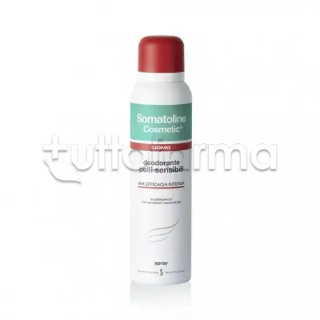 Nuovo Arrivo Somatoline Deodorante Uomo Spray per Pelli Sensibili 150ml
