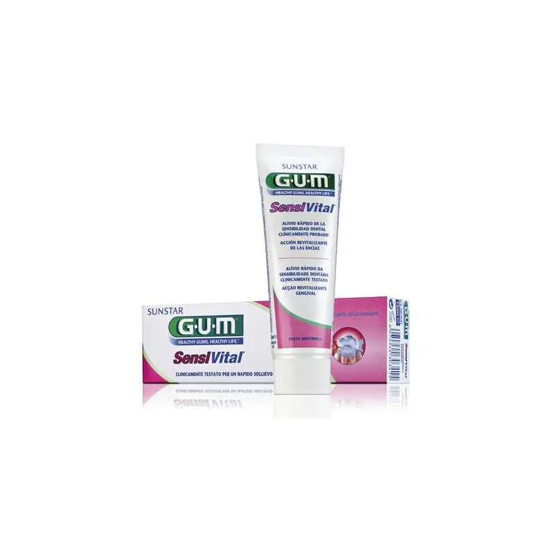 Non Perdere Gum Dentifricio Gel Sensivital per Denti Sensibili 75 Ml