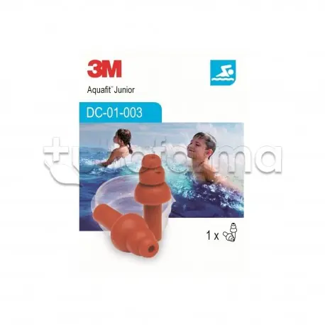 3M Aquafit Junior Kids Ear Plugs 1 pair Promo Stagionale