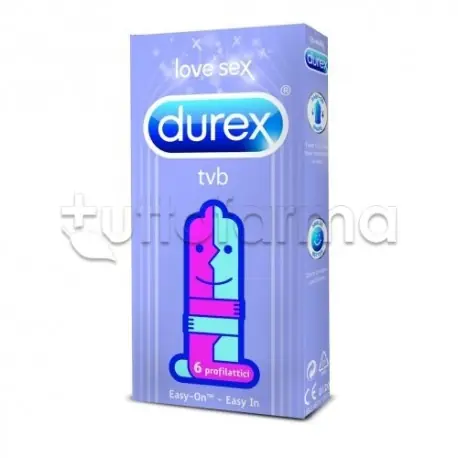 Durex TVB 6 Profilattici Easy-On Esclusivo
