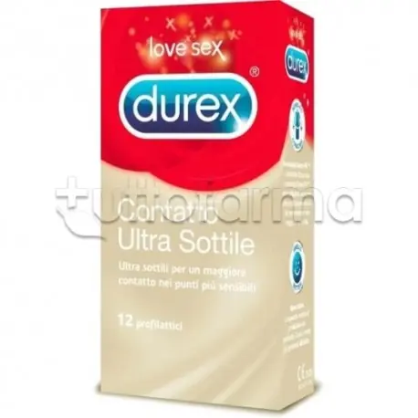 Di Tendenza Durex Contatto Ultra Sottile 12 Profilattici